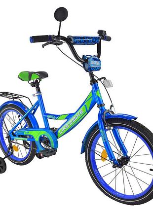Детский велосипед like2bike sky 18", синий 241802 (витринный образец)
