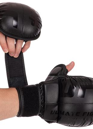 Перчатки крабы спарринговые для mma ufc черный bo-0554bk xl