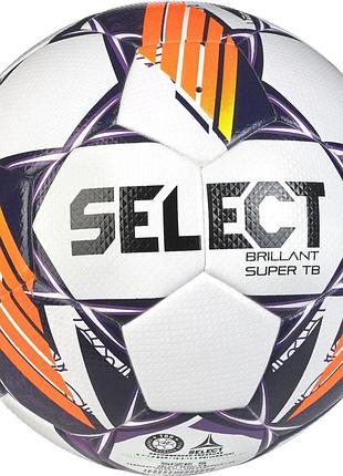 М'яч футбол select brillant super fifa tb v24 №5 білий-фіолетовий 361598-009 (оригінал)