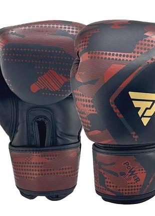 Перчатки боксерские power 14oz gb-017-14-br