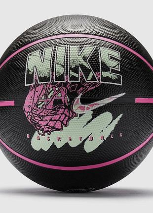 Мяч баскетбольный nike everyday playground 8p graphic deflated чорный/рожевый/белый/barel размер 7 n.100.4371.099.07 (орригинал)
