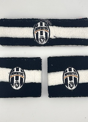 Набор напульсник и повязка на голову fc juventus gh-310