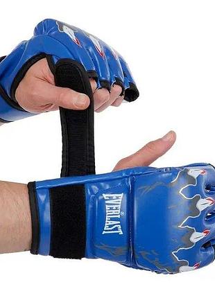 Перчатки для смешанных единоборств evl mma bo-3207-bl xl