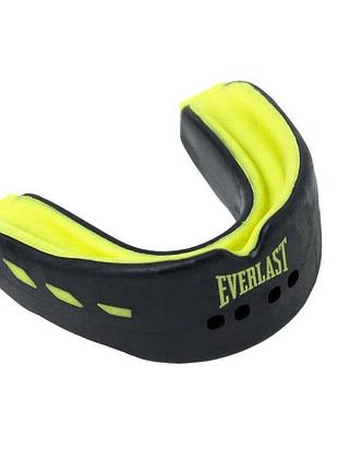 Капа боксерська evershield double mouth guard чорно-зелена уні (оригінал) p00003600