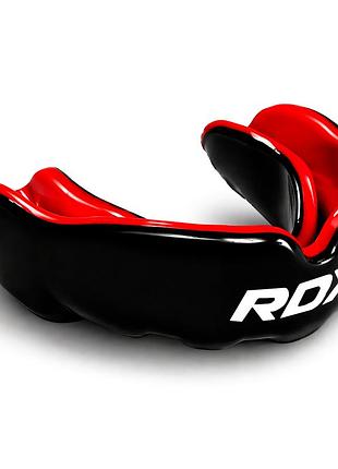 Капа rdx mouth guard junior чорно-червона ggs-3grj (оригінал)