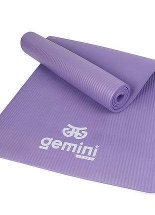 Коврик для туризма и фитнеса nbr gemini sport nbry-10pur 183см 61см 1см фиолетовый
