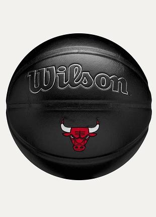 Баскетбольний м'яч wilson nba team premiere bskt chi bulls розмір 7 wz4026405xb7 (оригінал)