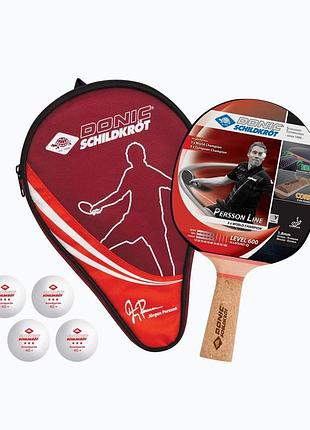 Набор для настольного тенниса donic persson 600 gift set (оriгинал) 788450