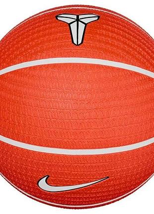 Мяч баскетбольный nike playground 8p k bryant deflated safety orange/white/black/white размер 7 n.101.2519.835.07 (оригинал)