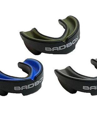 Капа односторонняя боксерская badboy proseries hc-033 черный/белый