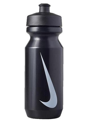 Пляшка для води nike big mouth bottle 2.0 22oz 650 мл чорна (оригінал) n.000.0042.091.22