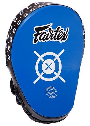 Лапи вигнуті для боксу та єдиноборств fartex (2 шт) bo-3362 синій