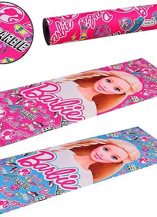 Коврик для йоги и фитнеса barbie by0101 173см 61см 6мм розовый барби