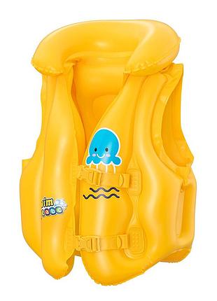 Жилет для плавания intex swim safe детский 3-6 лет (18-30 кг) 32034