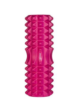 Роллер для занятий йогой и пилатесом gemini hard g0007-33pink 33см*12,5см
