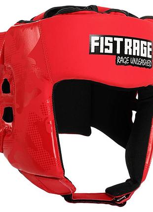 Шолом боксерський відкритий flex fistrage червоний vl-5492r xl