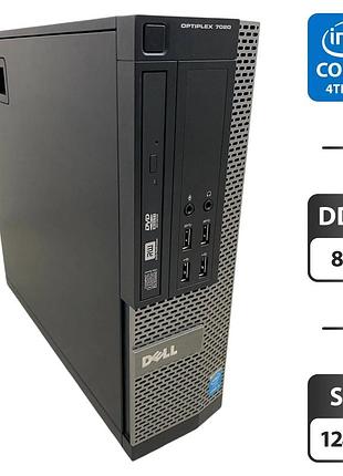 Компьютер dell optiplex 7020 sff / intel core i5-4590 (4 ядра по 3.3 - 3.7 ghz) / 8 gb ddr3 / 128 gb ssd / intel hd graphics 4600