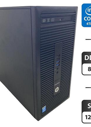 Компьютер hp elitedesk 700 g1 tower / intel core i5-4590 (4 ядра по 3.0 - 3.7 ghz) / 8 gb ddr3 / 120 gb ssd / intel hd graphics