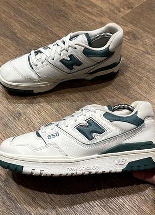 Кожаные кроссовки new balance 550, размер 39