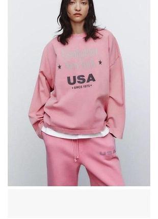 Бавняний світер футболка zara