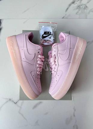 Женские кроссовки найк аир форс nike air force x drace nocta pink 40