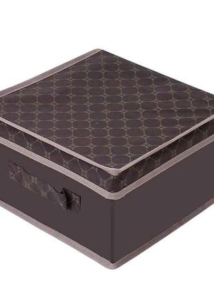 Короб для хранения вещей 30*40*16 brown тм кириченко