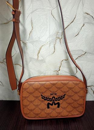Сумка mcm small himmel lauretos crossbody bag