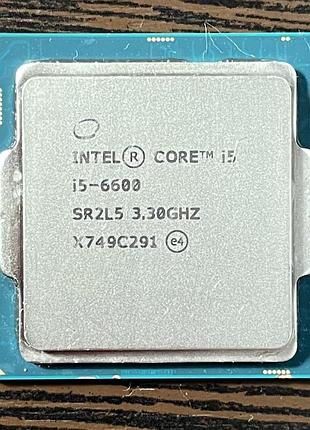 Процесор intel core i5-6600 4 ядра 4 потоки lga1151 до 3.9 ггц 65 вт б/в