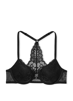 Бюстгальтер victoria’s secret sexy tee lightly-lined demi bra, черный, 38d/ 85d.