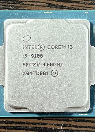 Процесор intel core i3-9100 4 ядра 4 потоки lga1151 до 4.2 ггц 65 вт б/в