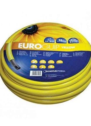 Шланг для поливу 5/8 (25м) euro guip yellow (бухта) tm tecnotubi