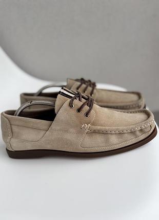 Оригінальні чоловічі топсайдери мокасини bally 44,5-44(29 см)