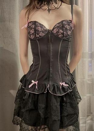 Пенюар чорний ann summers