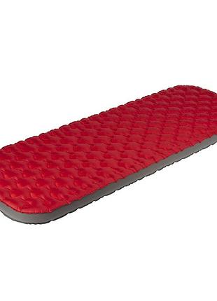 Коврик надувной bo-camp box 195x66x9 cm grey/red