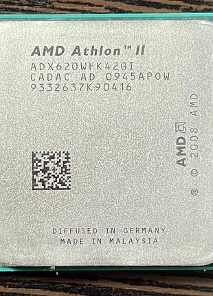 Процесор amd athlon ii x4 620 4 ядра 4 потоки am3 2.6 ггц 95 вт б/в