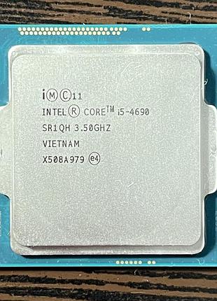 Процесор intel core i5-4690 4 ядра 4 потоки lga1150 до 3.9 ггц 84 вт б/в