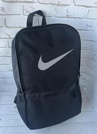 Городской текстильный черный рюкзак nike
