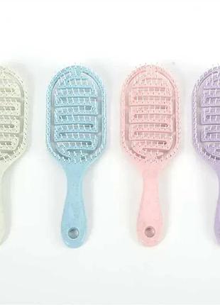 Щітка масажна для волосся продувна beauty luxury hb-05-26