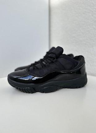 Мужские кроссовки jordan 11 retro low black