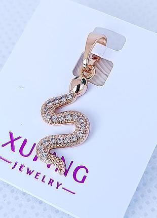 Підвіска xuping 2482, медичне золото, 18к позолота