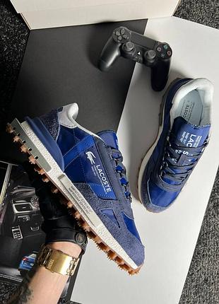 Чоловічі кросівки lacoste elite active prm navy white