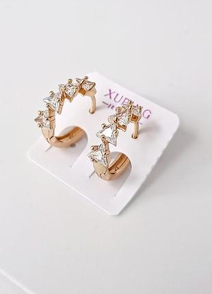Сережки xuping 4916 із медичного сплаву
