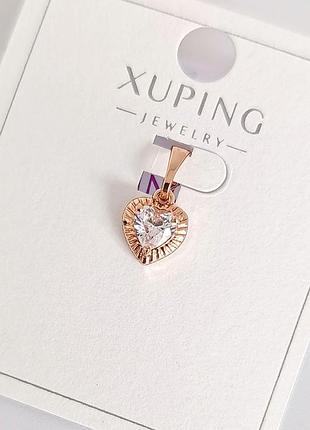 Підвіска xuping 3703, медичне золото, 18к позолота