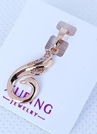 Підвіска xuping 9173, медичне золото, 18к позолота