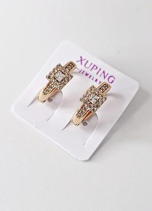 Сережки xuping 0310 із медичного сплаву