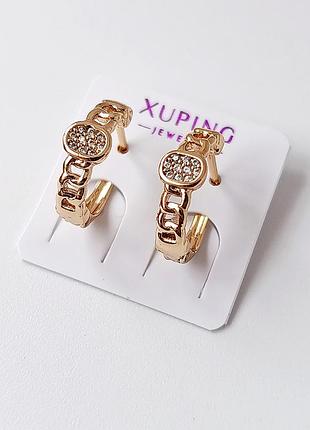 Сережки xuping 8536 медичний сплав