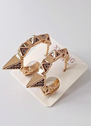Сережки xuping 5826 із медичного сплаву