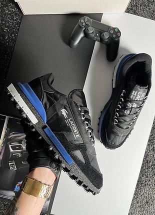 Чоловічі кросівки lacoste elite active prm black navy