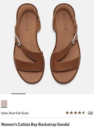Жіночі шкіряні сандалії timberland calista bay us10 (27см)