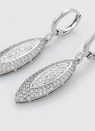 Серьги xuping 3215, медицинское золото, роди
